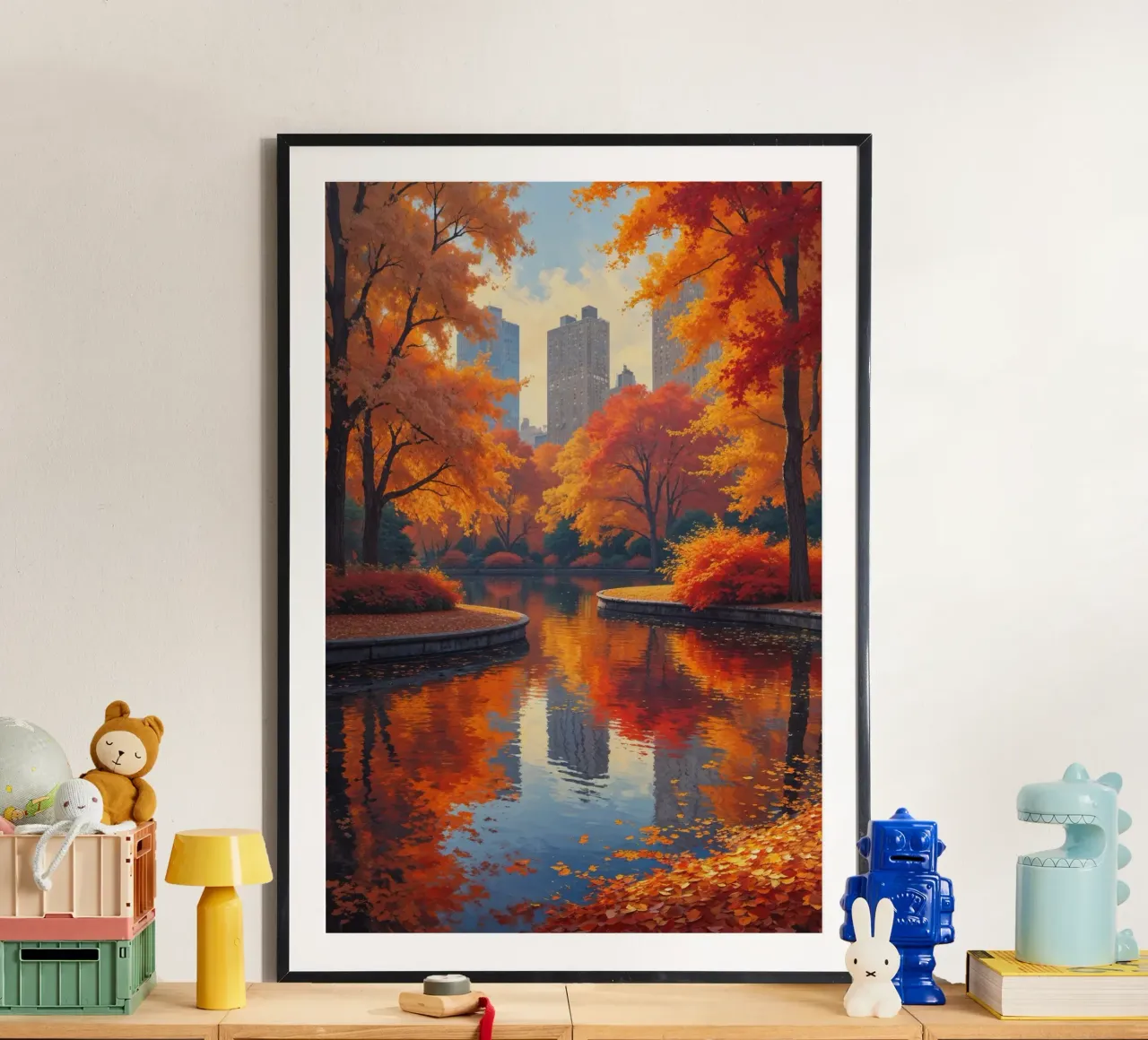 Autumn Splendor in Central Park poster da AlbertKlee