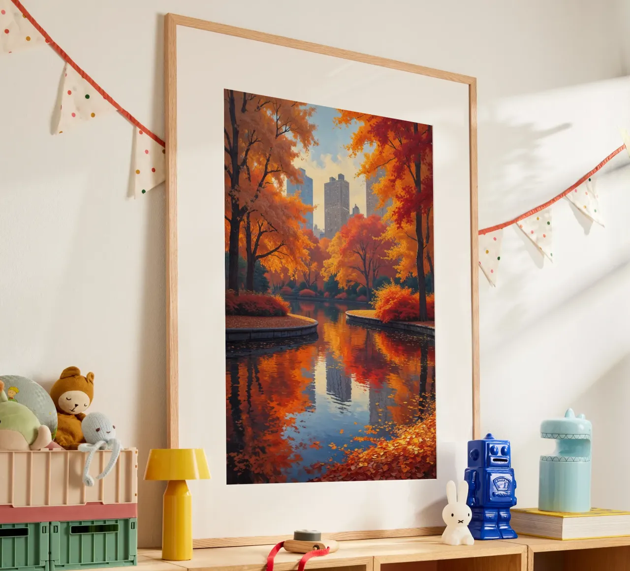 Autumn Splendor in Central Park poster da AlbertKlee