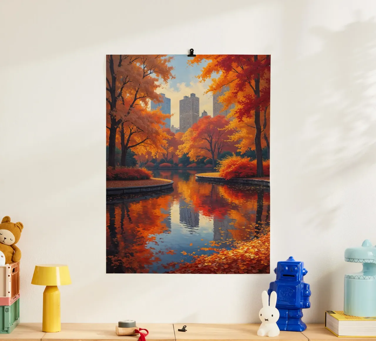 Autumn Splendor in Central Park poster da AlbertKlee