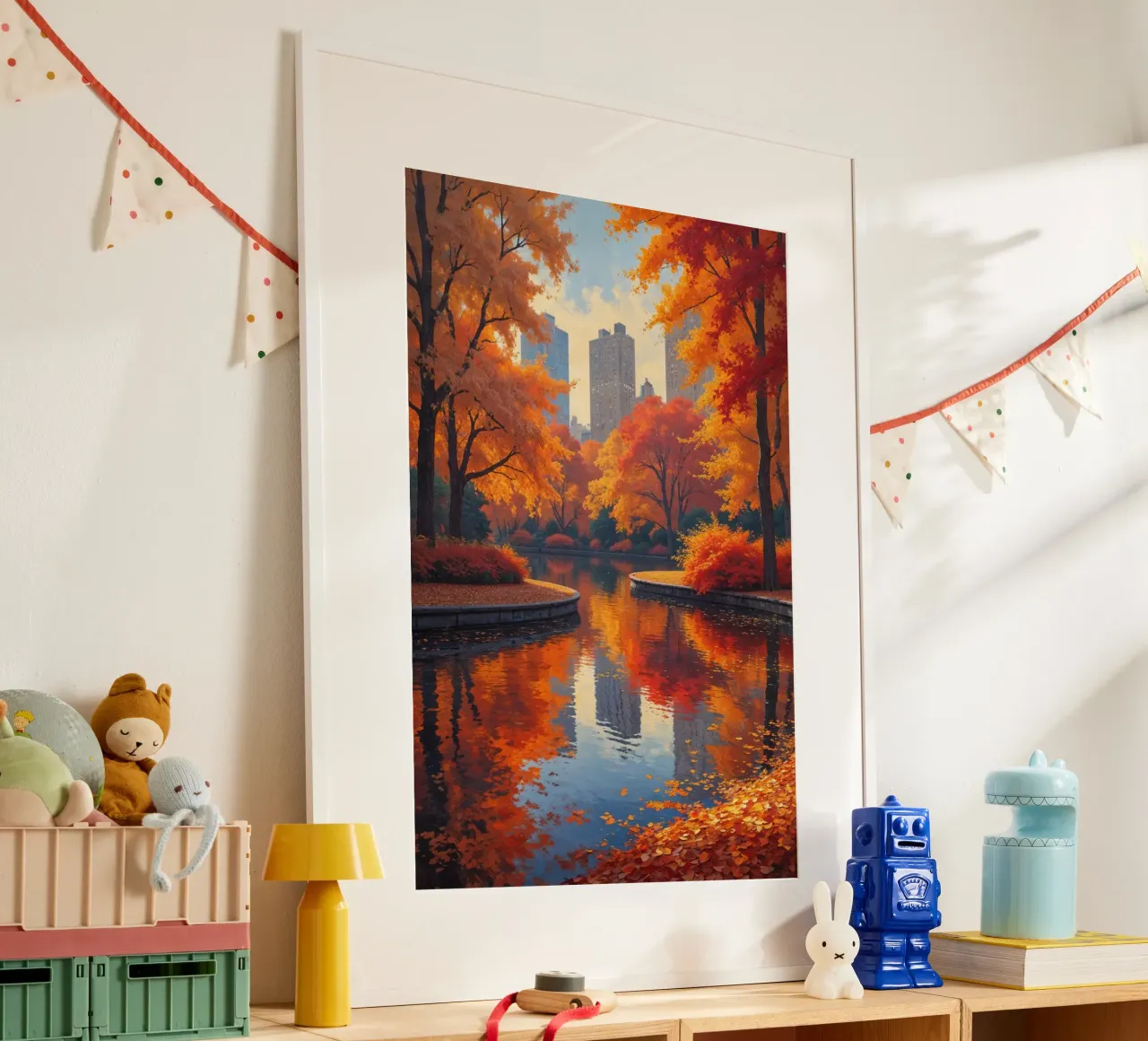 Autumn Splendor in Central Park poster da AlbertKlee