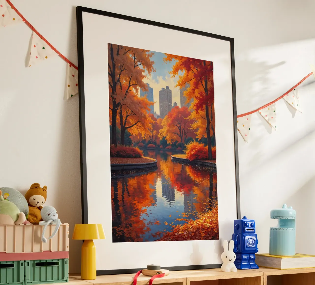 Autumn Splendor in Central Park poster da AlbertKlee