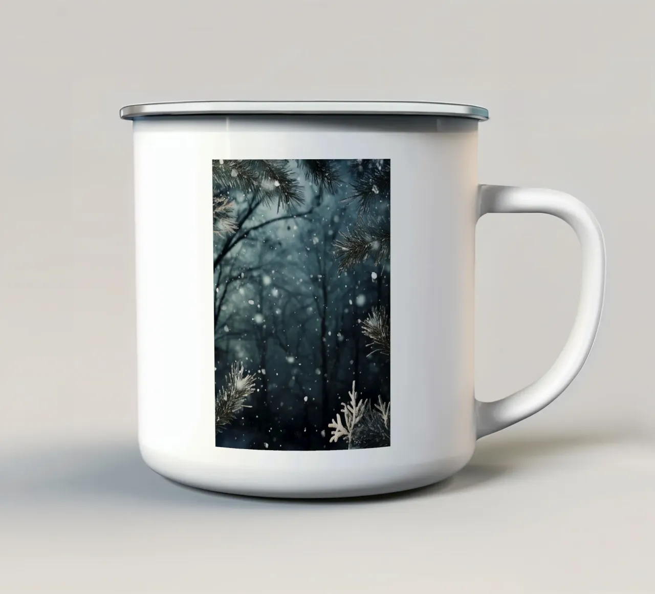 Snowy Blume tazza in smalto da The Quiet Senju