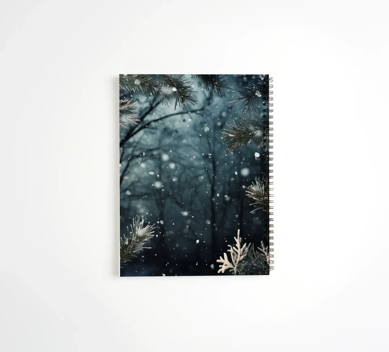 Snowy Blume spiral notebook by The Quiet Senju