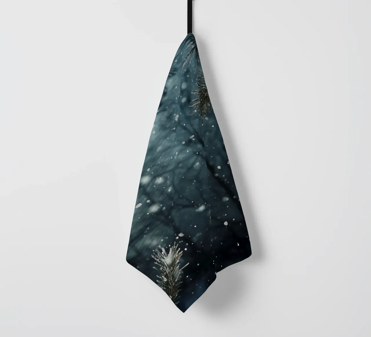 Snowy Blume canovaccio da cucina da The Quiet Senju