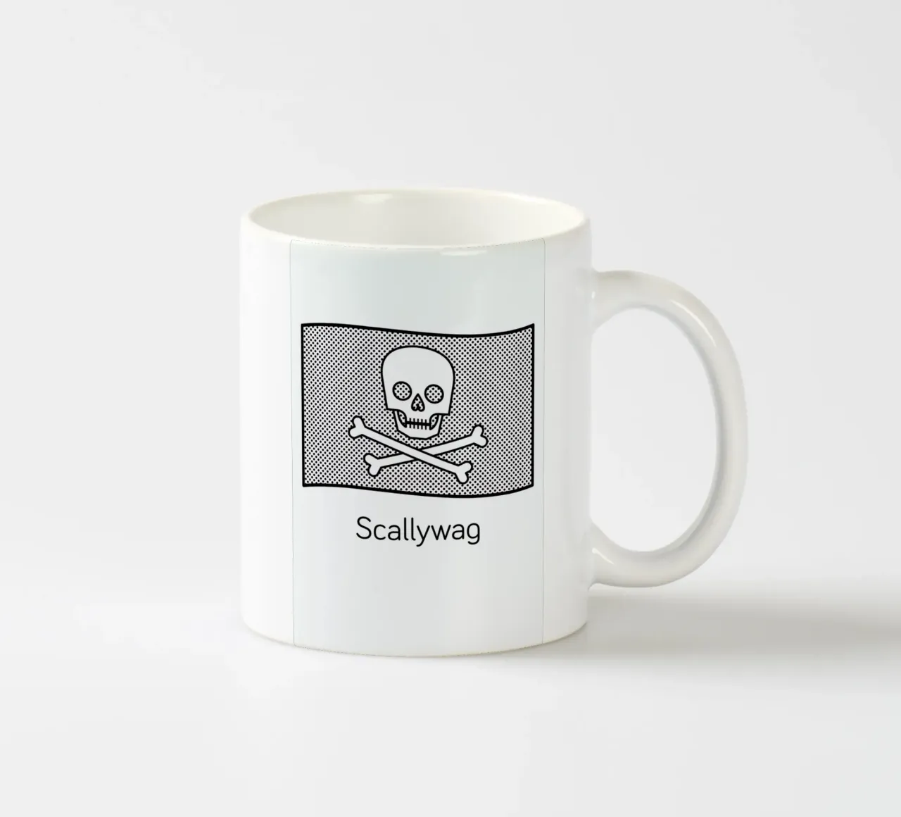 Scallywag tazza in ceramica da Chris Wharton