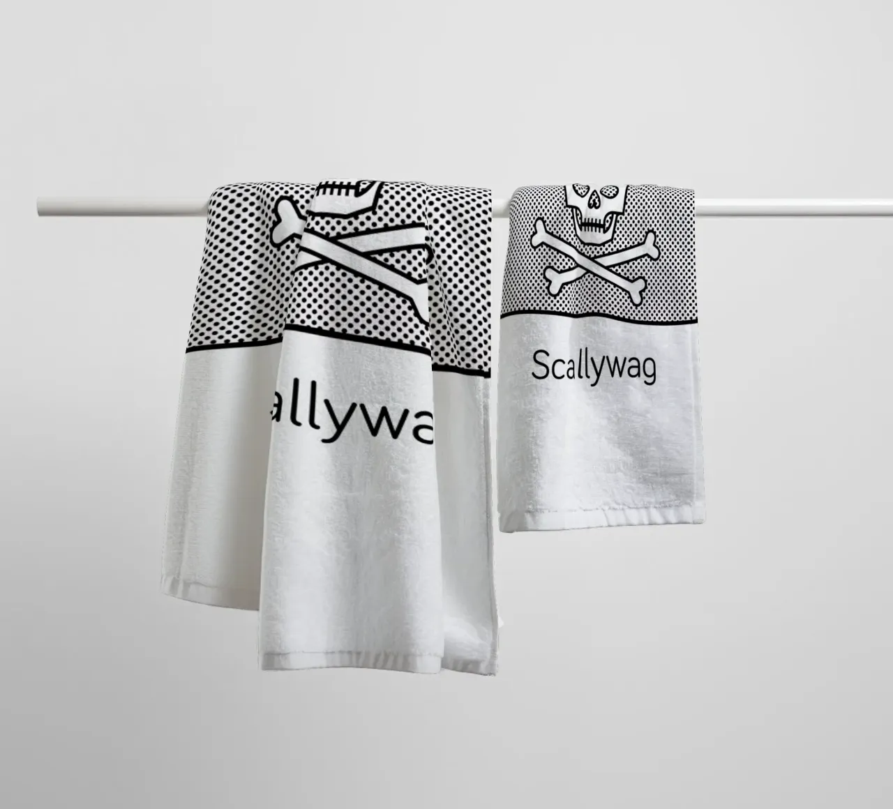 Scallywag asciugamano da bagno da Chris Wharton