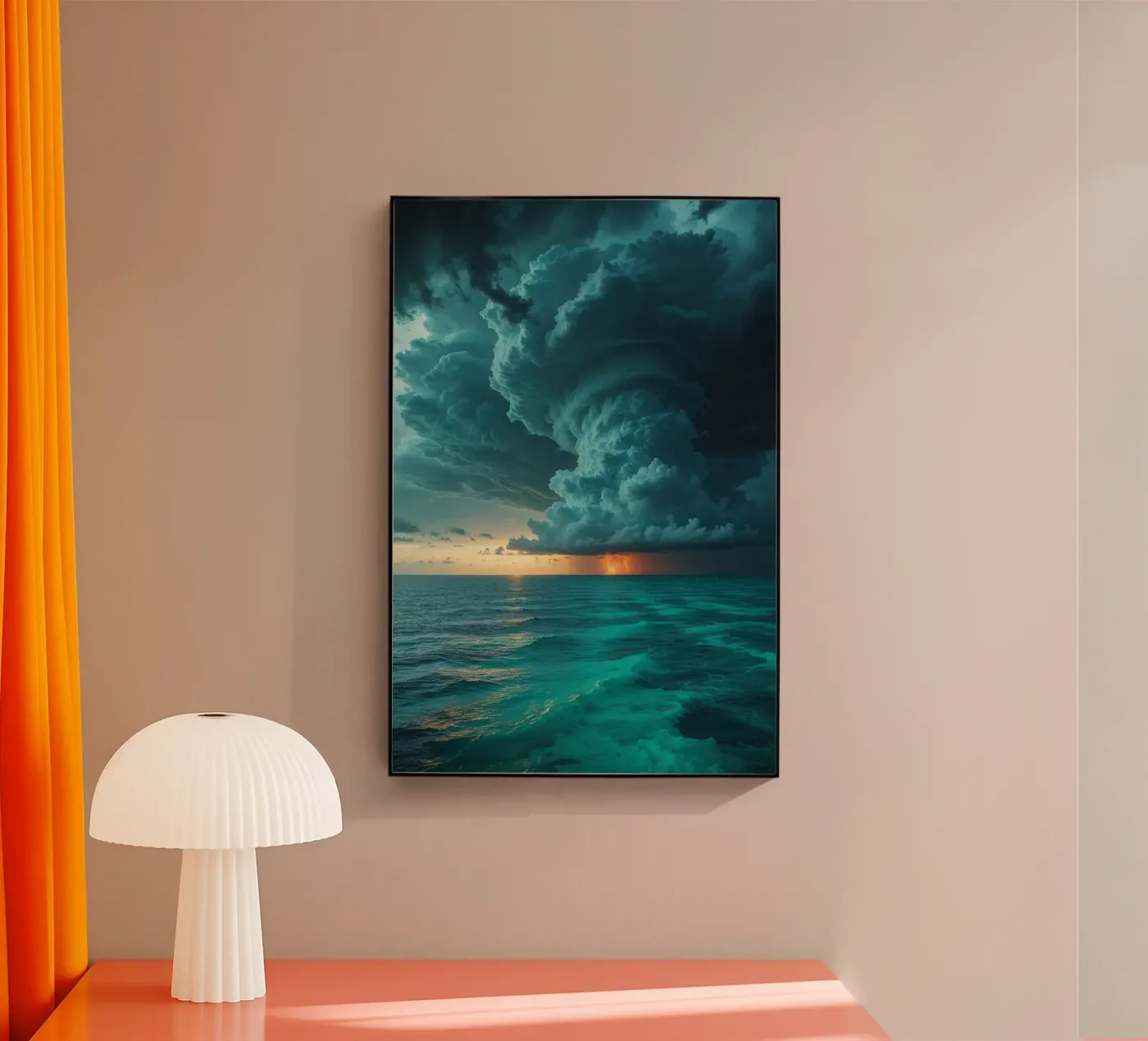 Waves Beneath a Moody Sky plexiglass da AlbertKlee