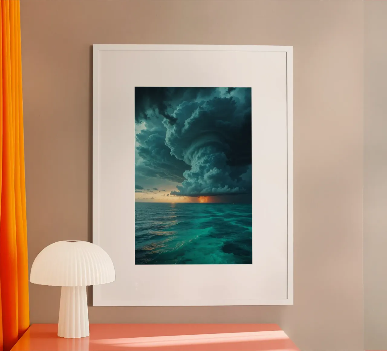 Waves Beneath a Moody Sky carta hahnemühle da AlbertKlee