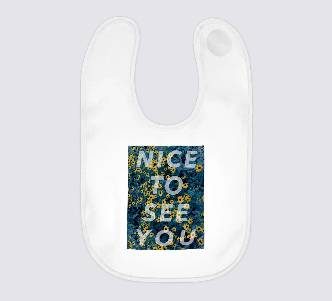 NICE TO SEE YOU bavaglino da natural neutral