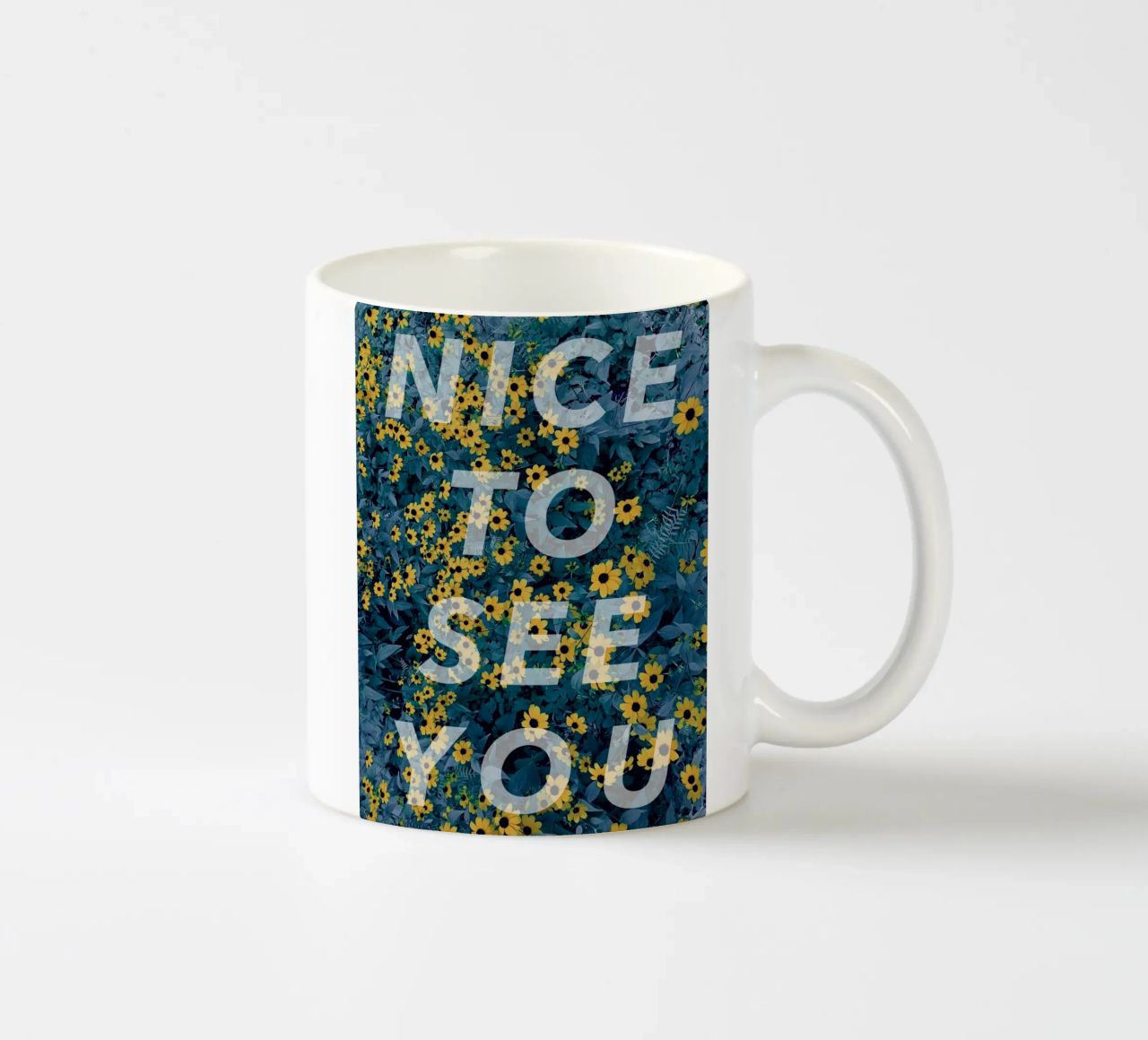 NICE TO SEE YOU tazza in ceramica da natural neutral