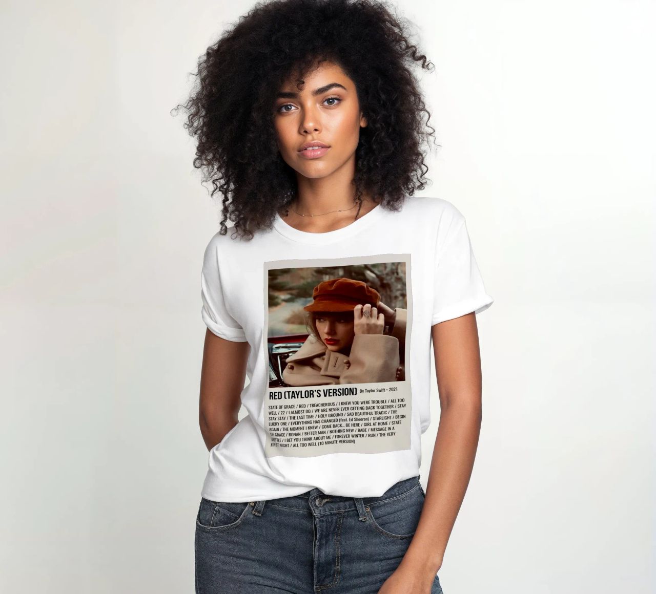 RED (TAYLOR'S VERSION) By Taylor Swift • 2021 t-shirt da donna da SoundStudio