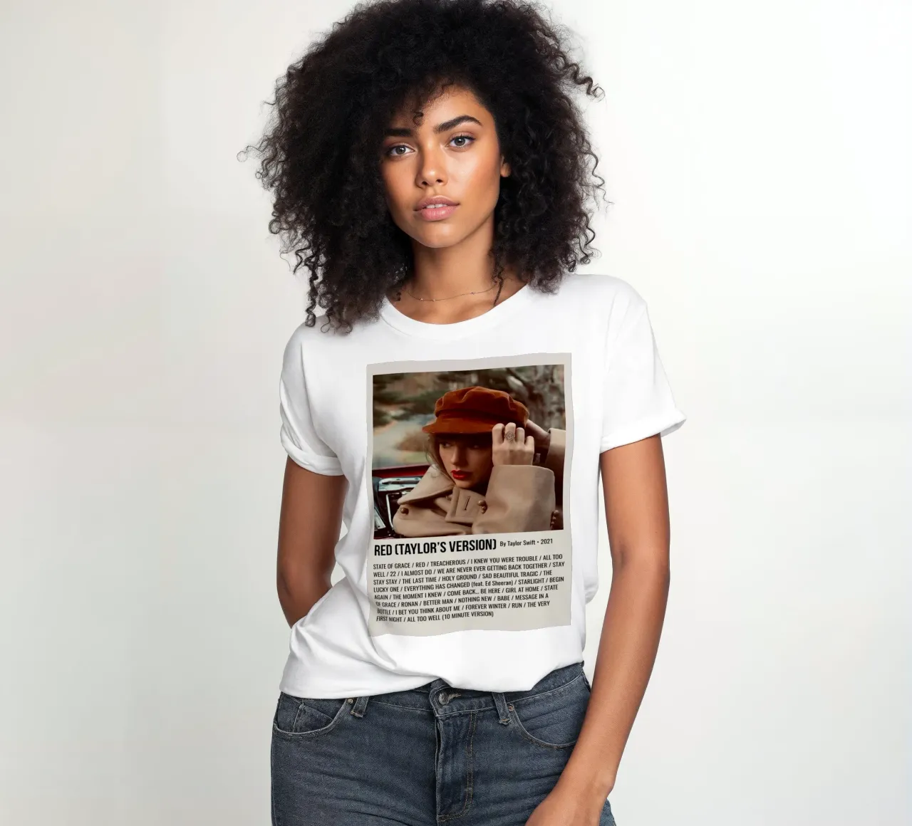 RED (TAYLOR'S VERSION) By Taylor Swift • 2021 t-shirt da donna da SoundStudio