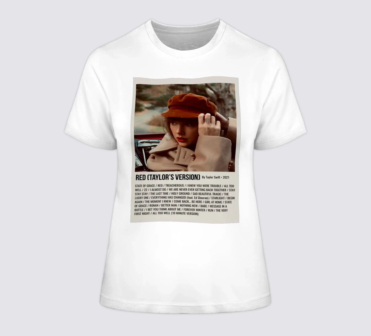 RED (TAYLOR'S VERSION) By Taylor Swift • 2021 t-shirt da donna da SoundStudio