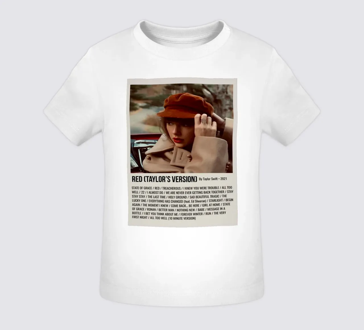RED (TAYLOR'S VERSION) By Taylor Swift • 2021 t-shirt pour bébé de SoundStudio