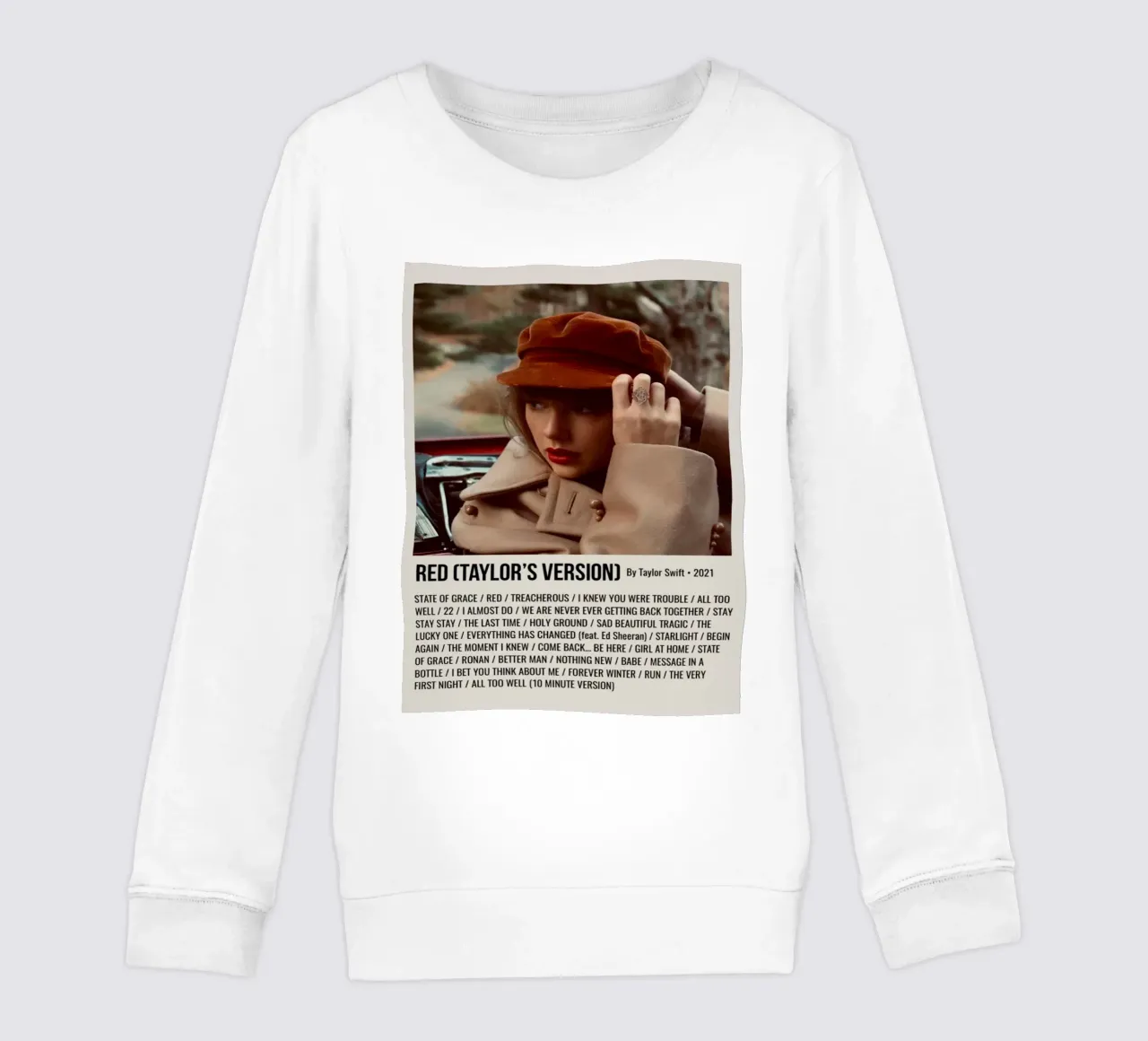 RED (TAYLOR'S VERSION) By Taylor Swift • 2021 sweat enfant de SoundStudio