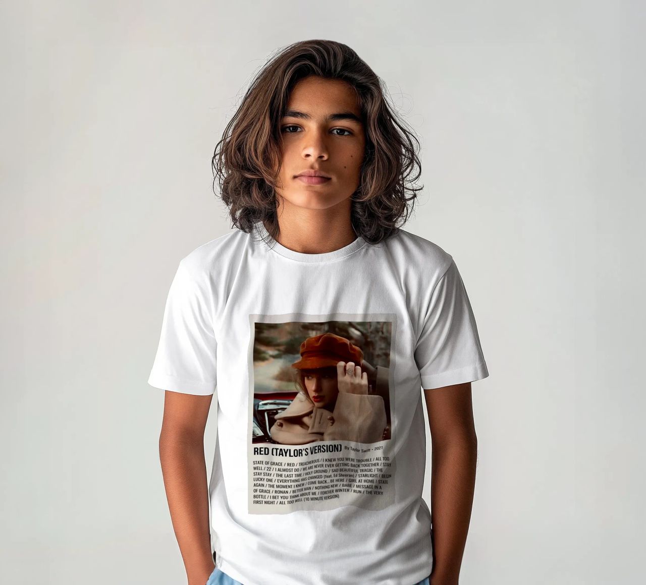 RED (TAYLOR'S VERSION) By Taylor Swift • 2021 t-shirt bambini da SoundStudio
