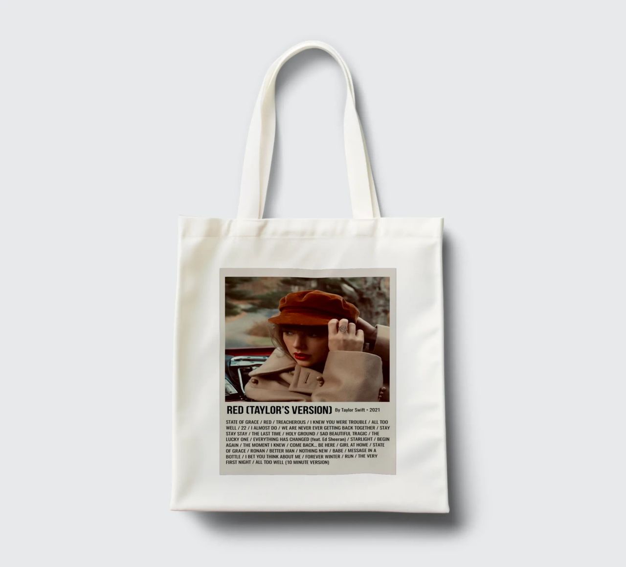 RED (TAYLOR'S VERSION) By Taylor Swift • 2021 borsa in juta da SoundStudio