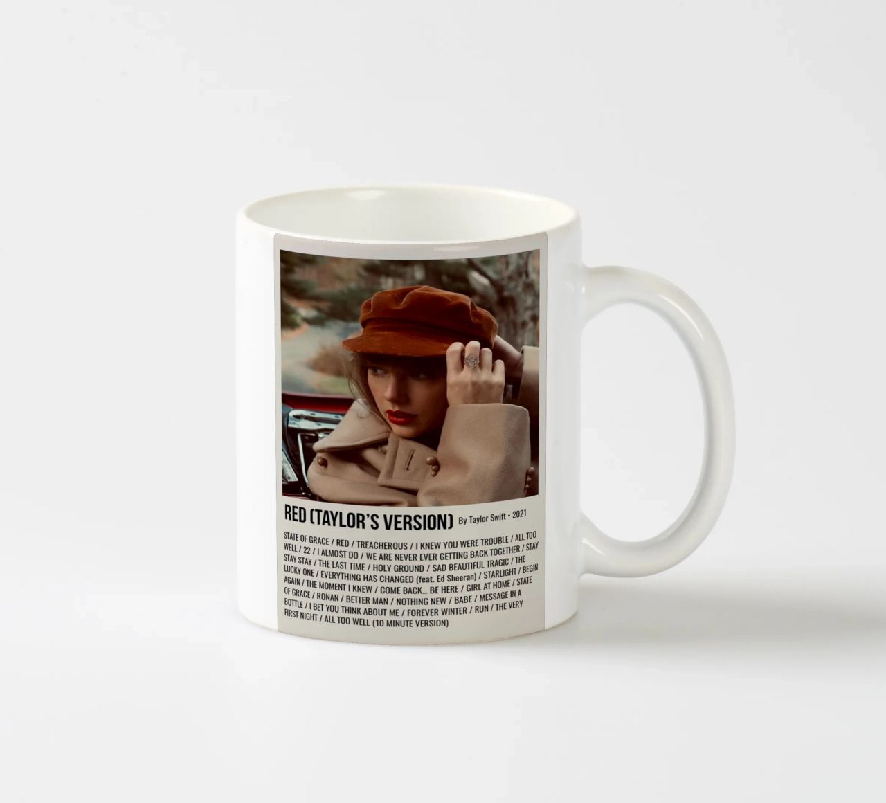 RED (TAYLOR'S VERSION) By Taylor Swift • 2021 tazza in ceramica da SoundStudio