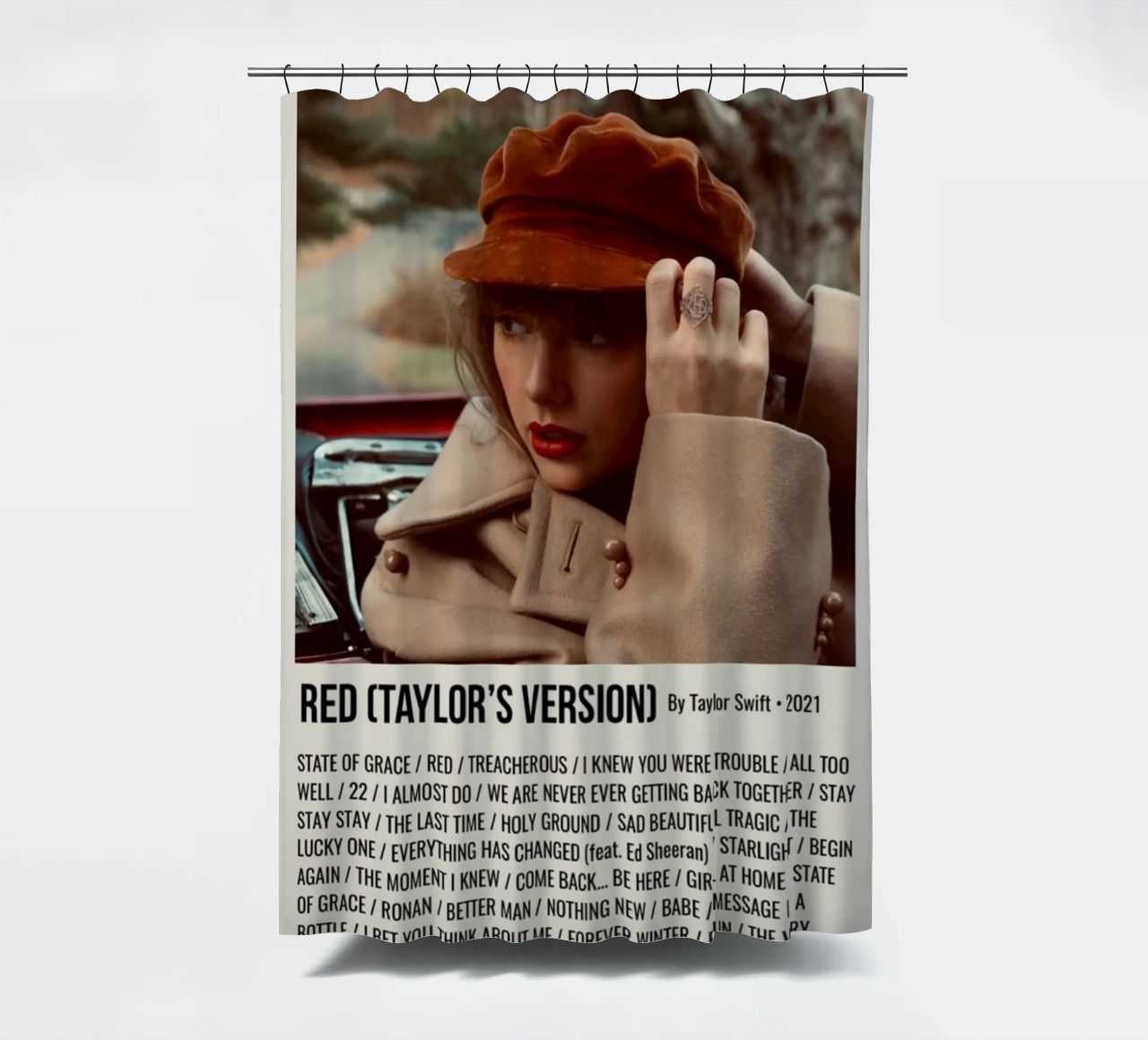 RED (TAYLOR'S VERSION) By Taylor Swift • 2021 tenda da doccia da SoundStudio