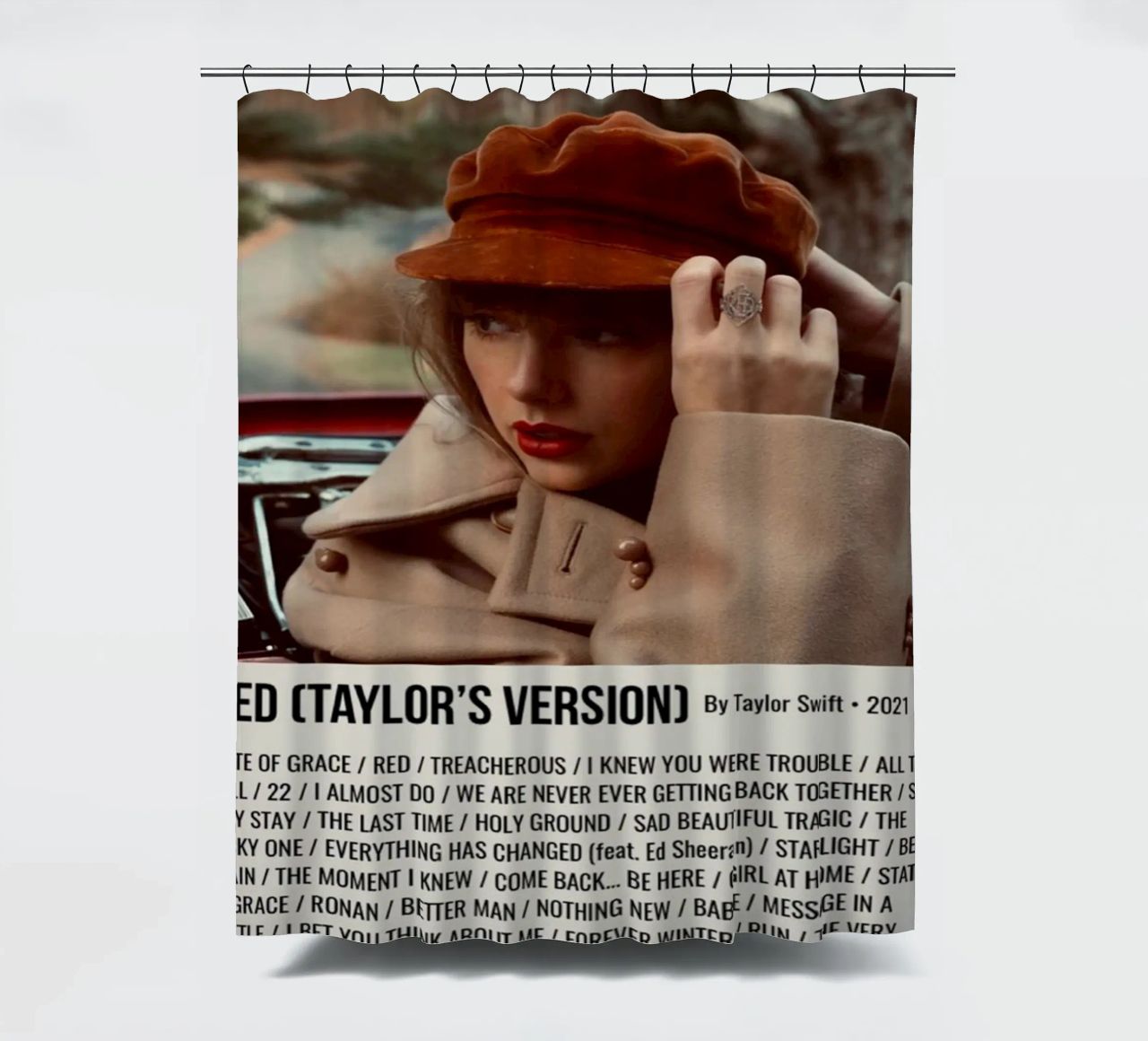 RED (TAYLOR'S VERSION) By Taylor Swift • 2021 tenda da doccia da SoundStudio