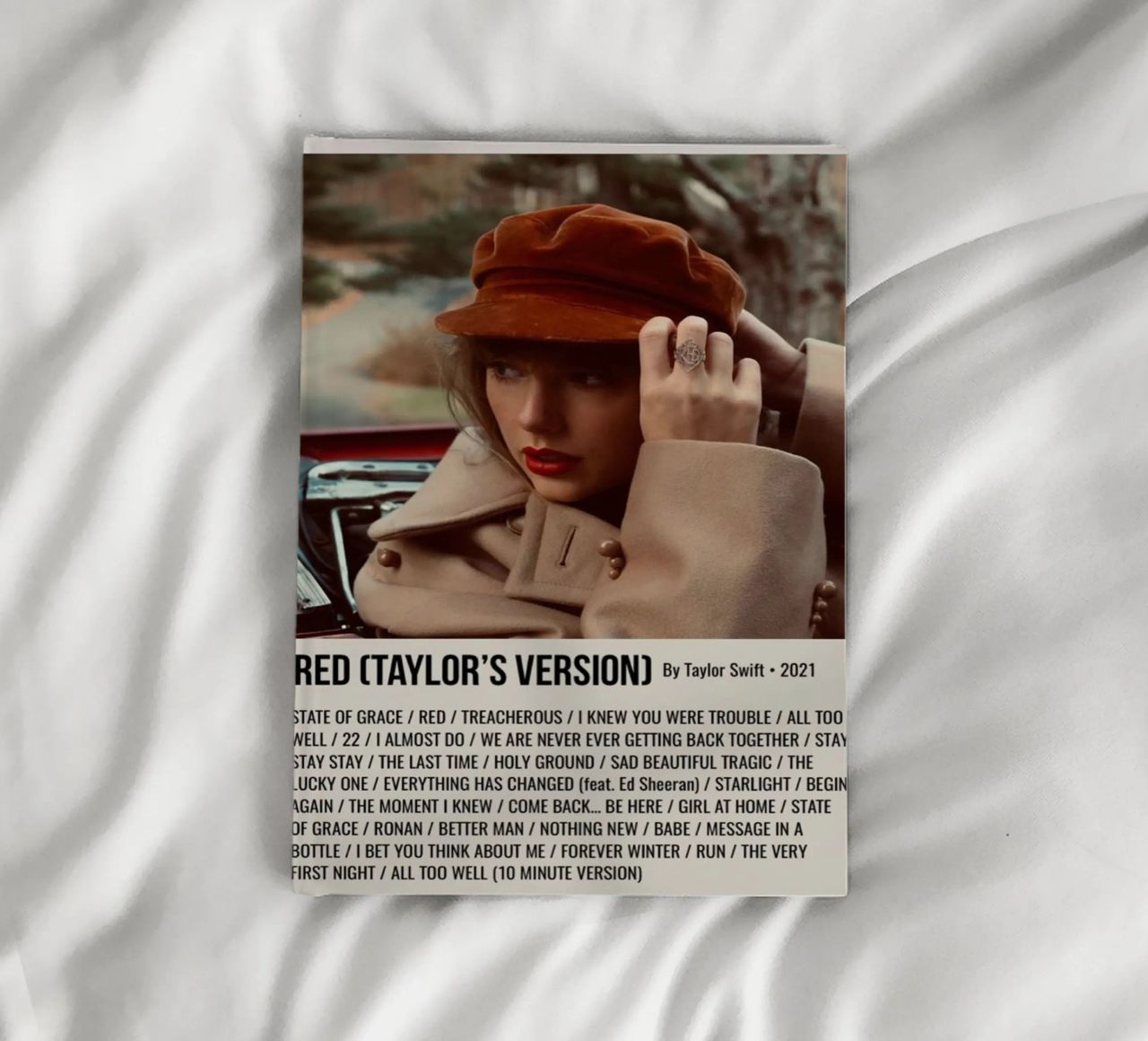RED (TAYLOR'S VERSION) By Taylor Swift • 2021 notebook by SoundStudio