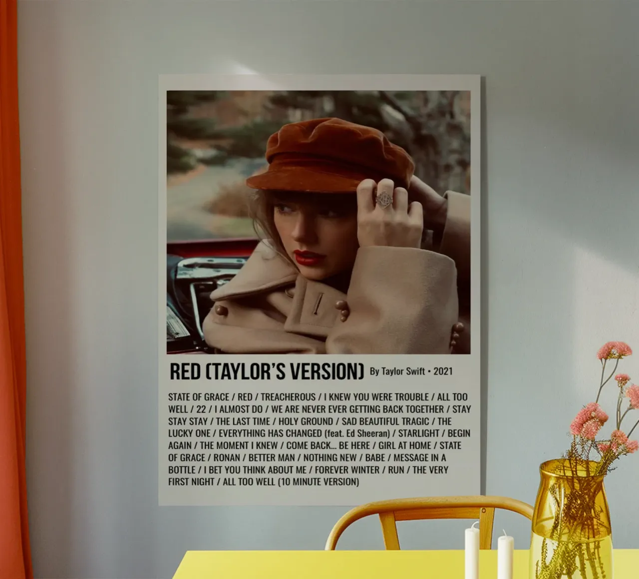 RED (TAYLOR'S VERSION) By Taylor Swift • 2021 Acryl-Glas von SoundStudio