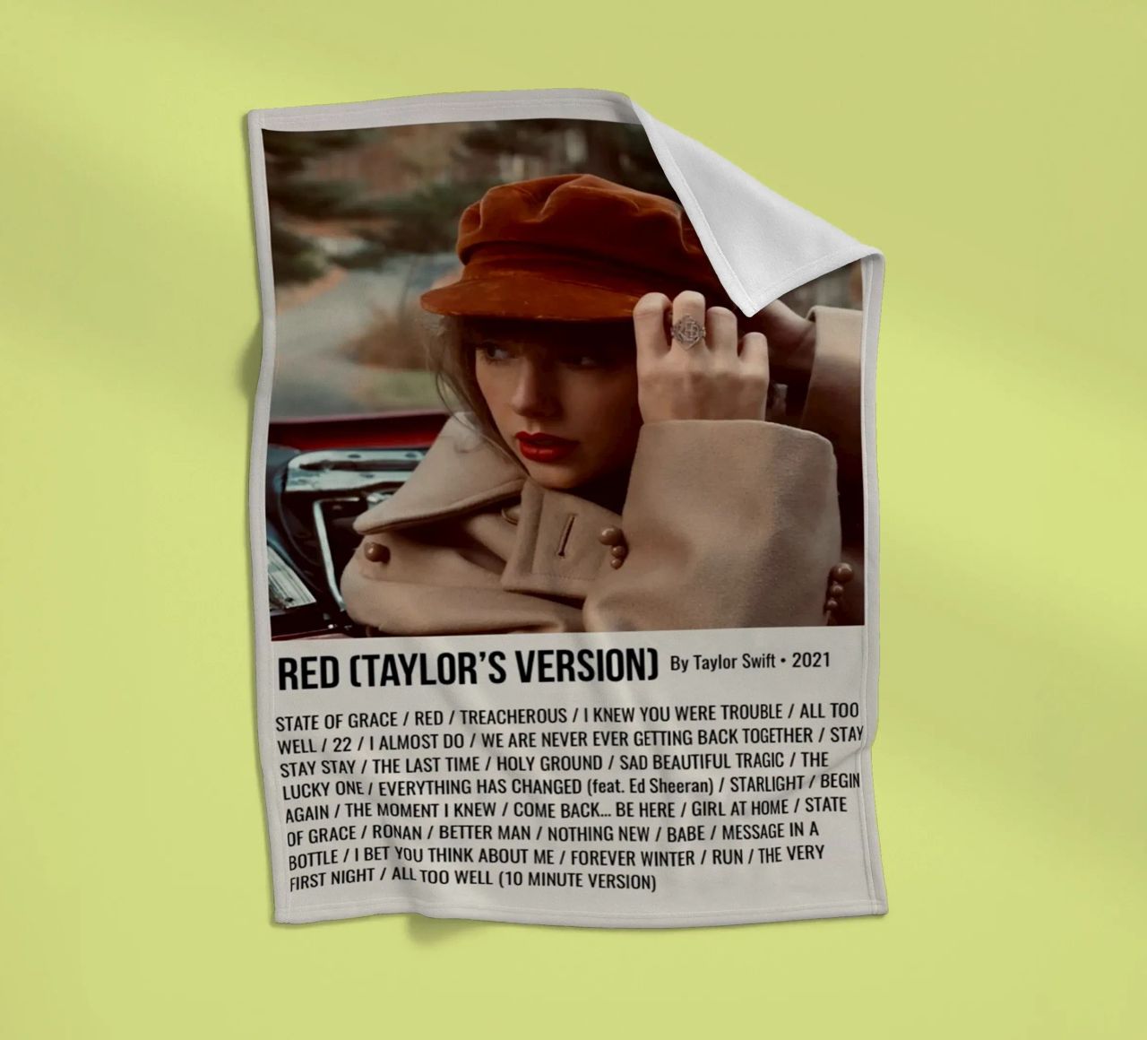 RED (TAYLOR'S VERSION) By Taylor Swift • 2021 coperta in pile da SoundStudio