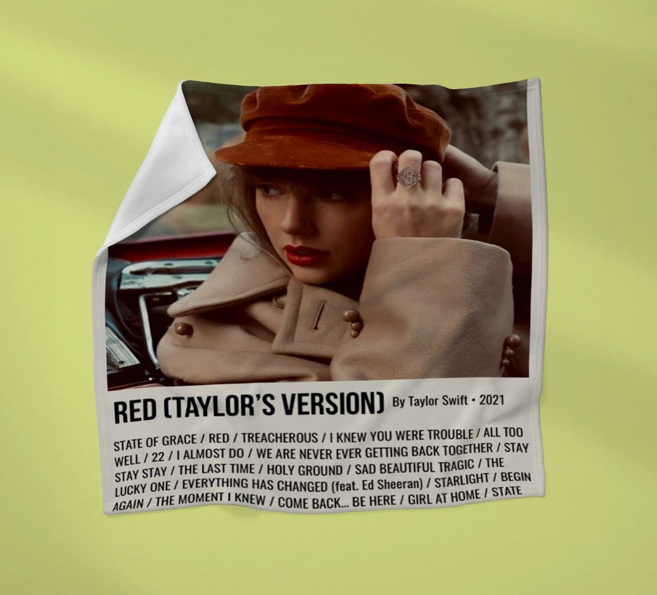 RED (TAYLOR'S VERSION) By Taylor Swift • 2021 coperta in pile da SoundStudio