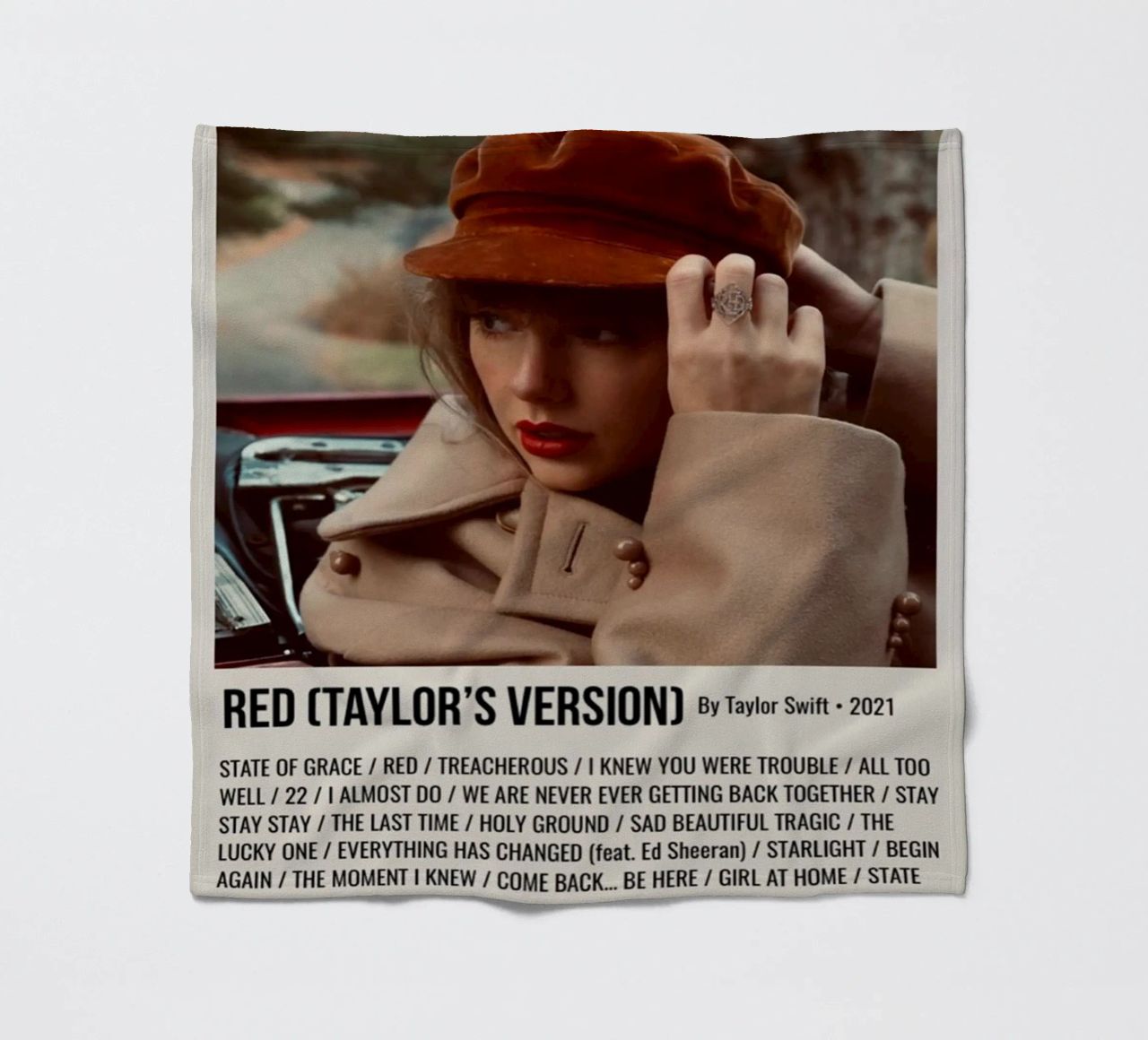 RED (TAYLOR'S VERSION) By Taylor Swift • 2021 coperta in pile da SoundStudio