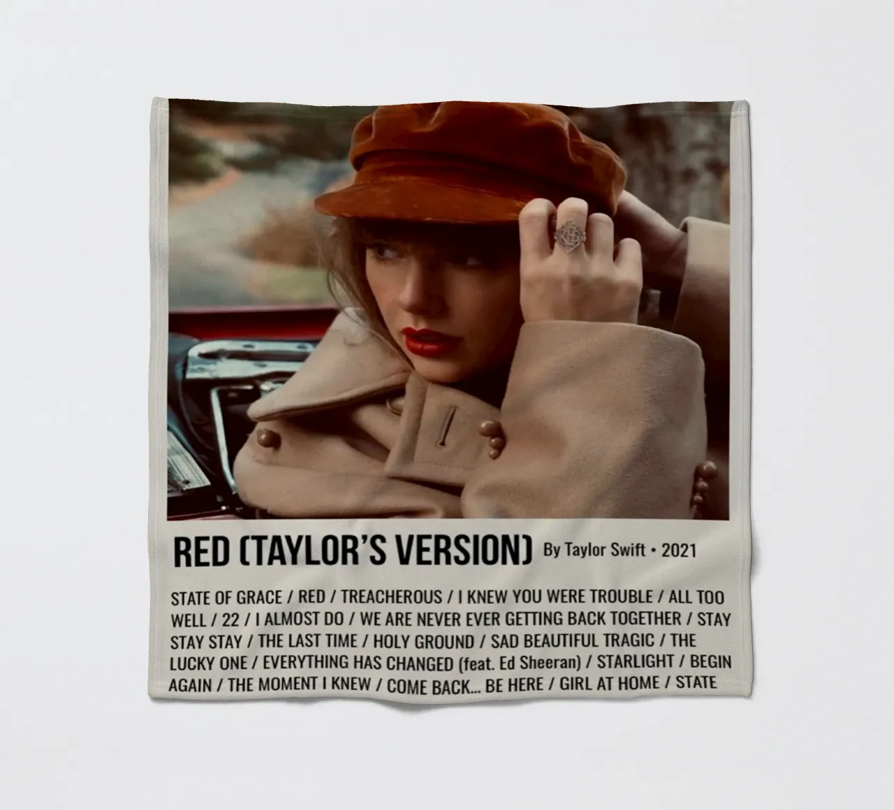 RED (TAYLOR'S VERSION) By Taylor Swift • 2021 Fleecedecke von SoundStudio