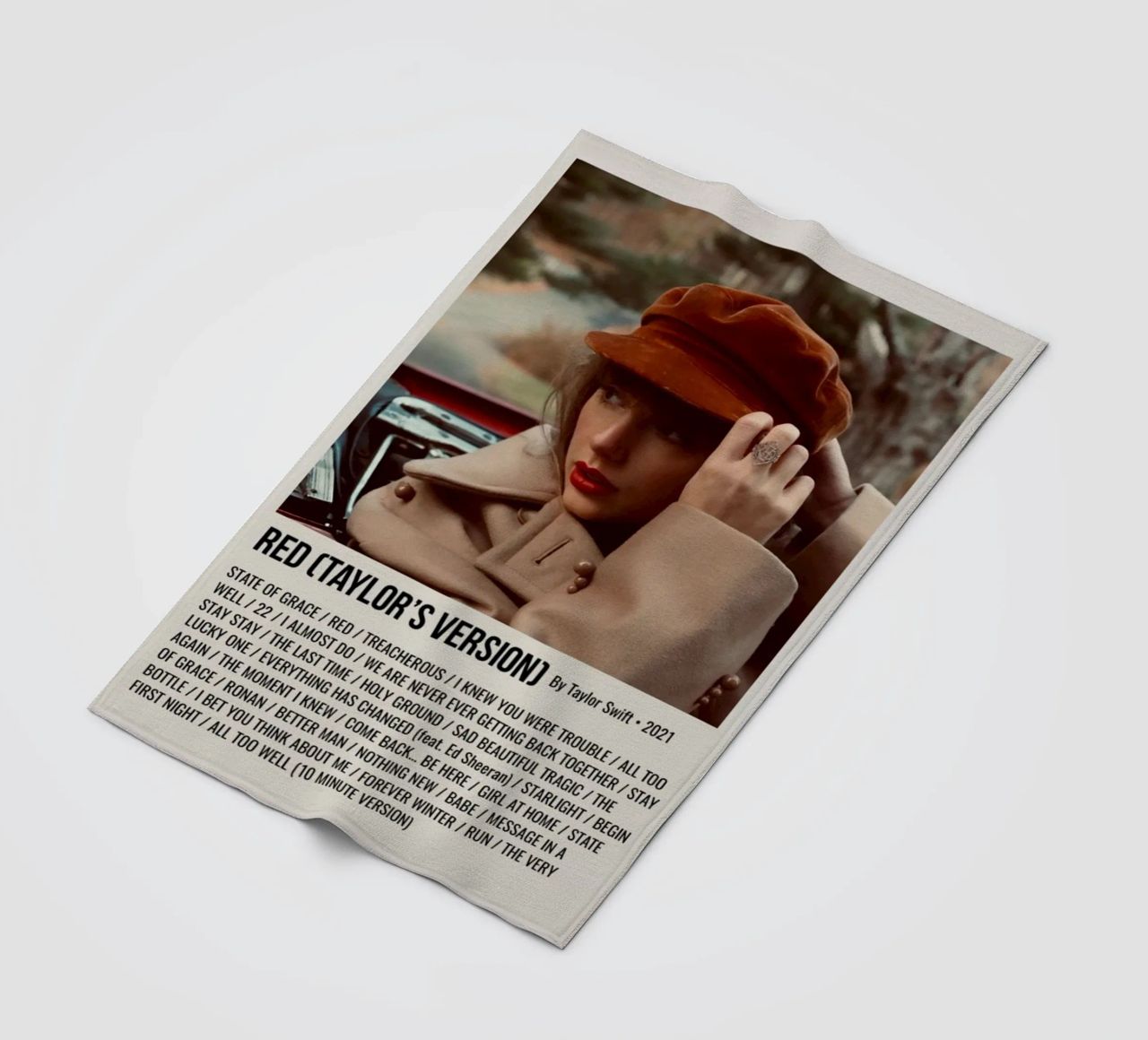 RED (TAYLOR'S VERSION) By Taylor Swift • 2021 coperta in pile da SoundStudio