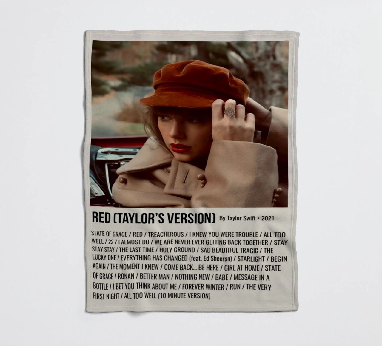 RED (TAYLOR'S VERSION) By Taylor Swift • 2021 coperta in pile da SoundStudio