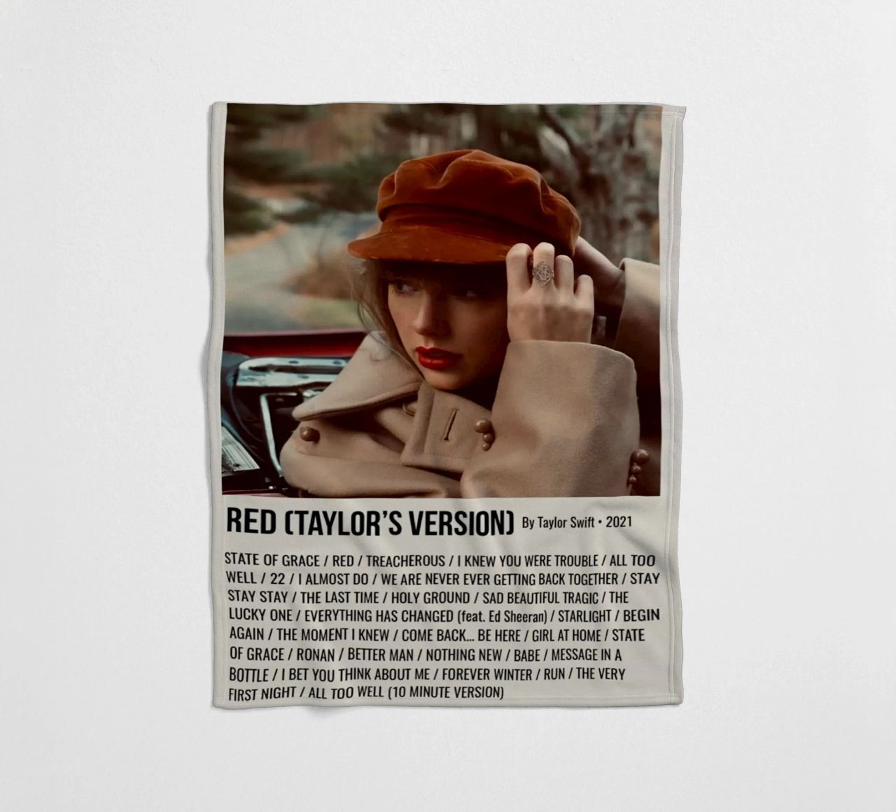 RED (TAYLOR'S VERSION) By Taylor Swift • 2021 coperta in pile da SoundStudio