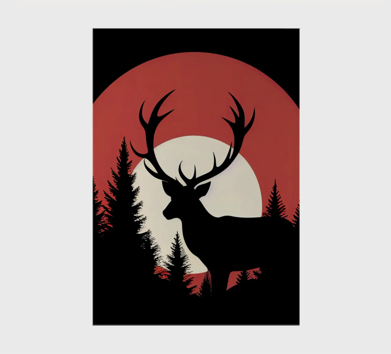 Hunter logo design with stag notebook by Autofocus