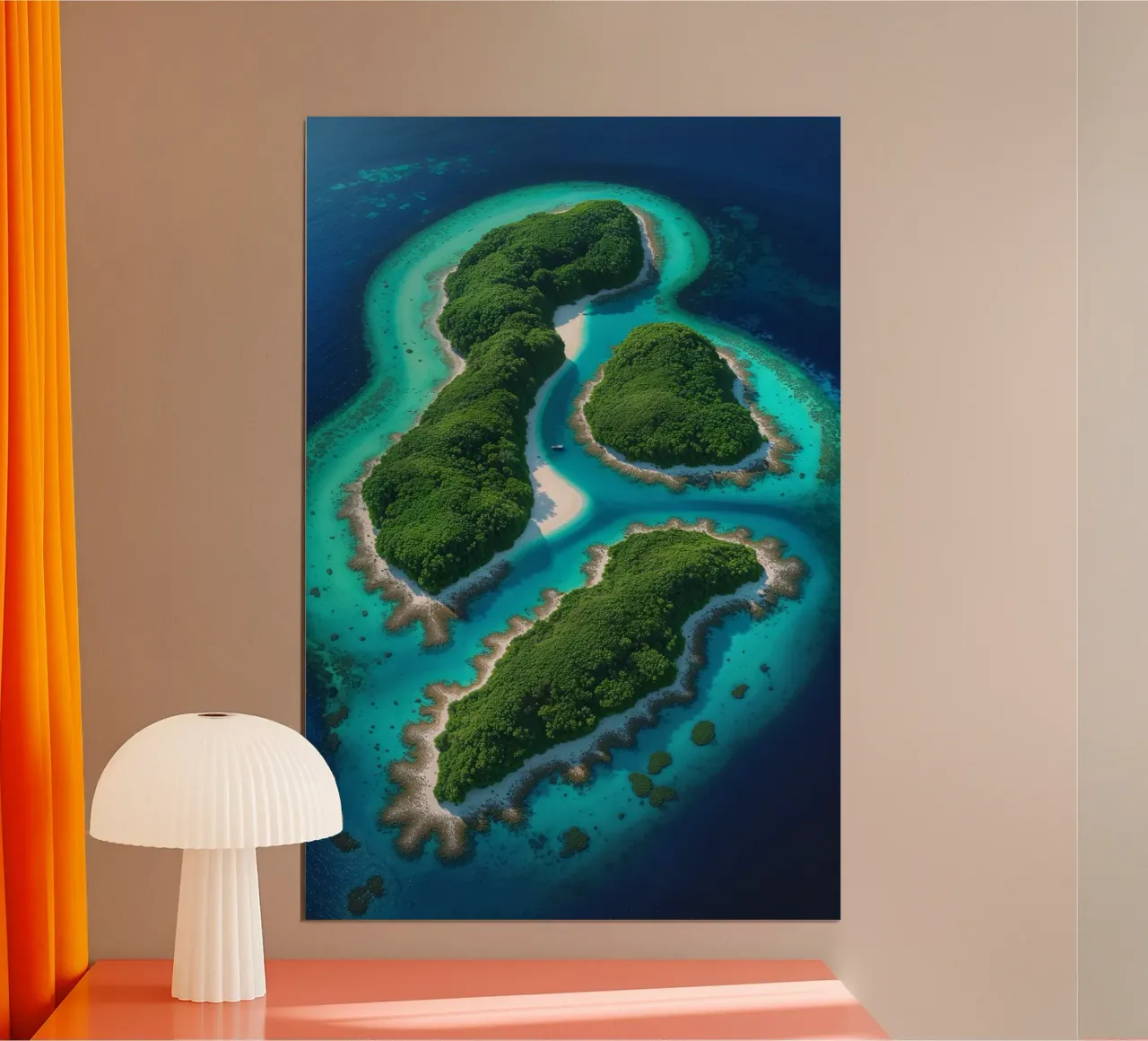 Dual Island Escape carta hahnemühle da AlbertKlee