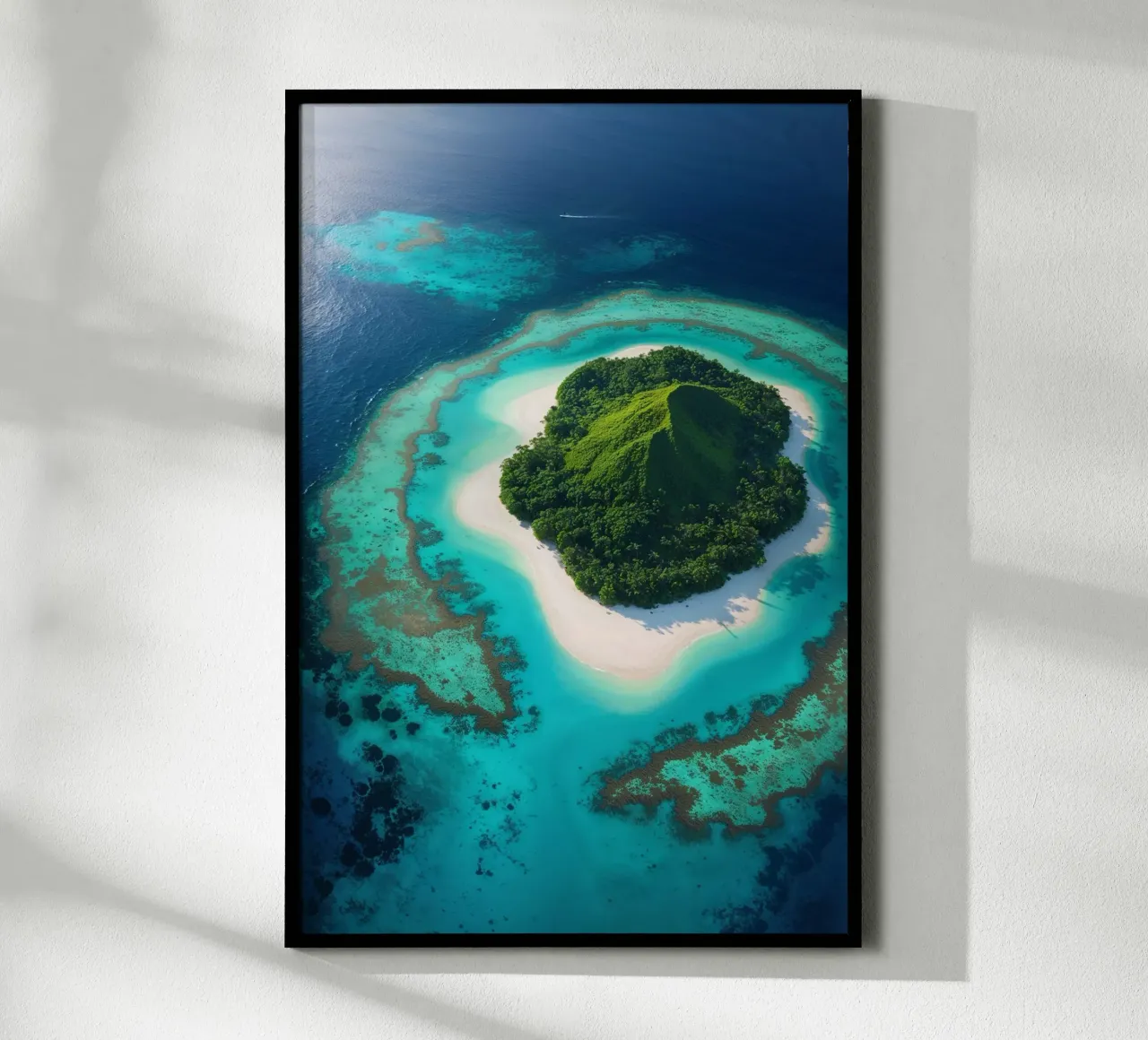 Emerald Jewel in the Ocean carta hahnemühle da AlbertKlee