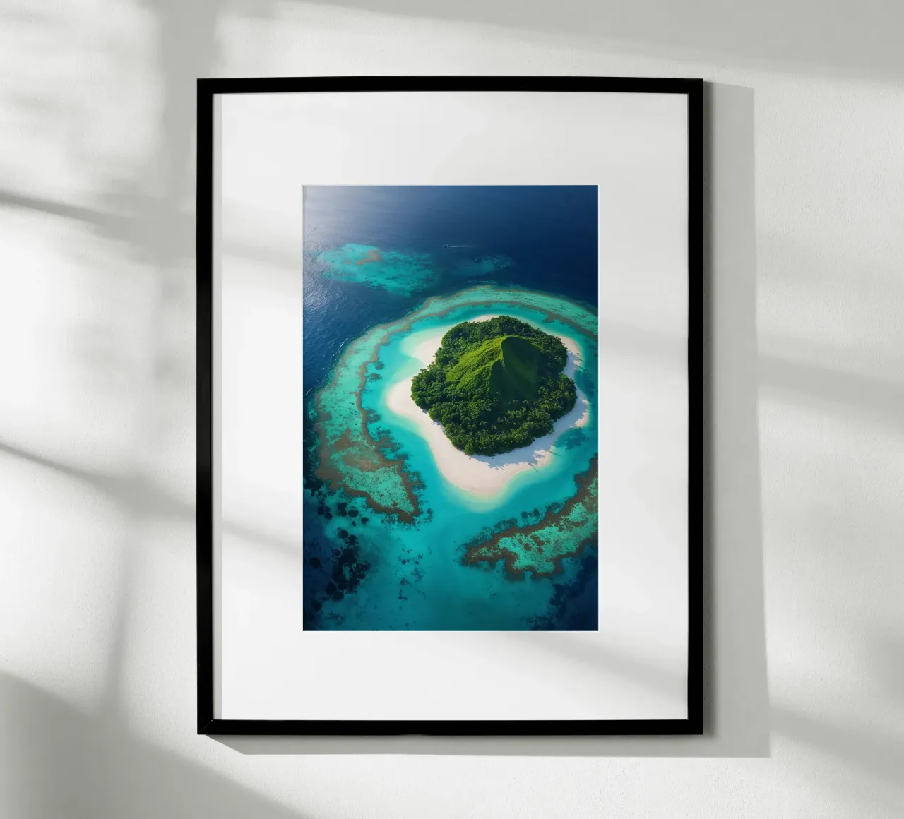Emerald Jewel in the Ocean carta hahnemühle da AlbertKlee