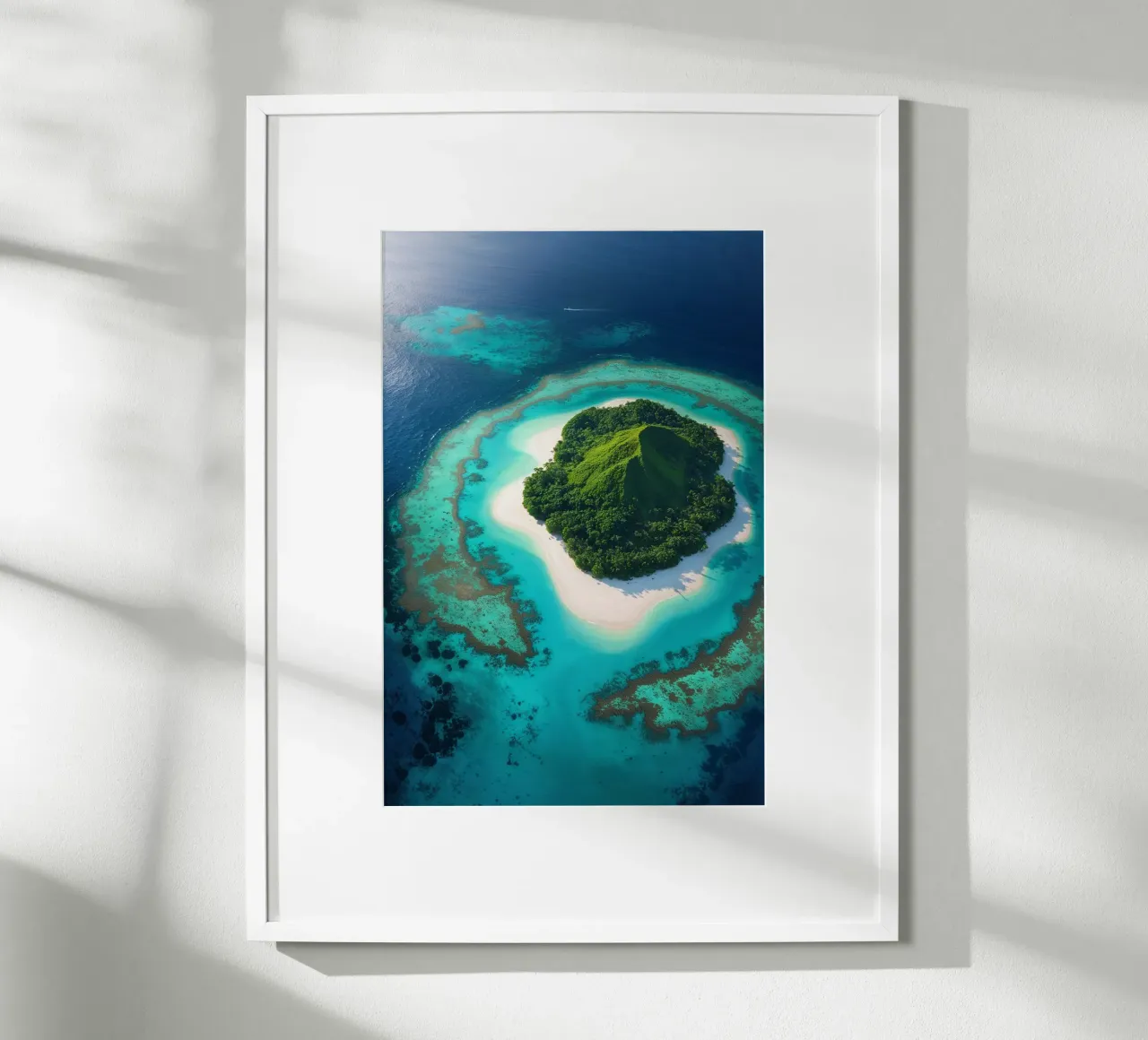 Emerald Jewel in the Ocean carta hahnemühle da AlbertKlee