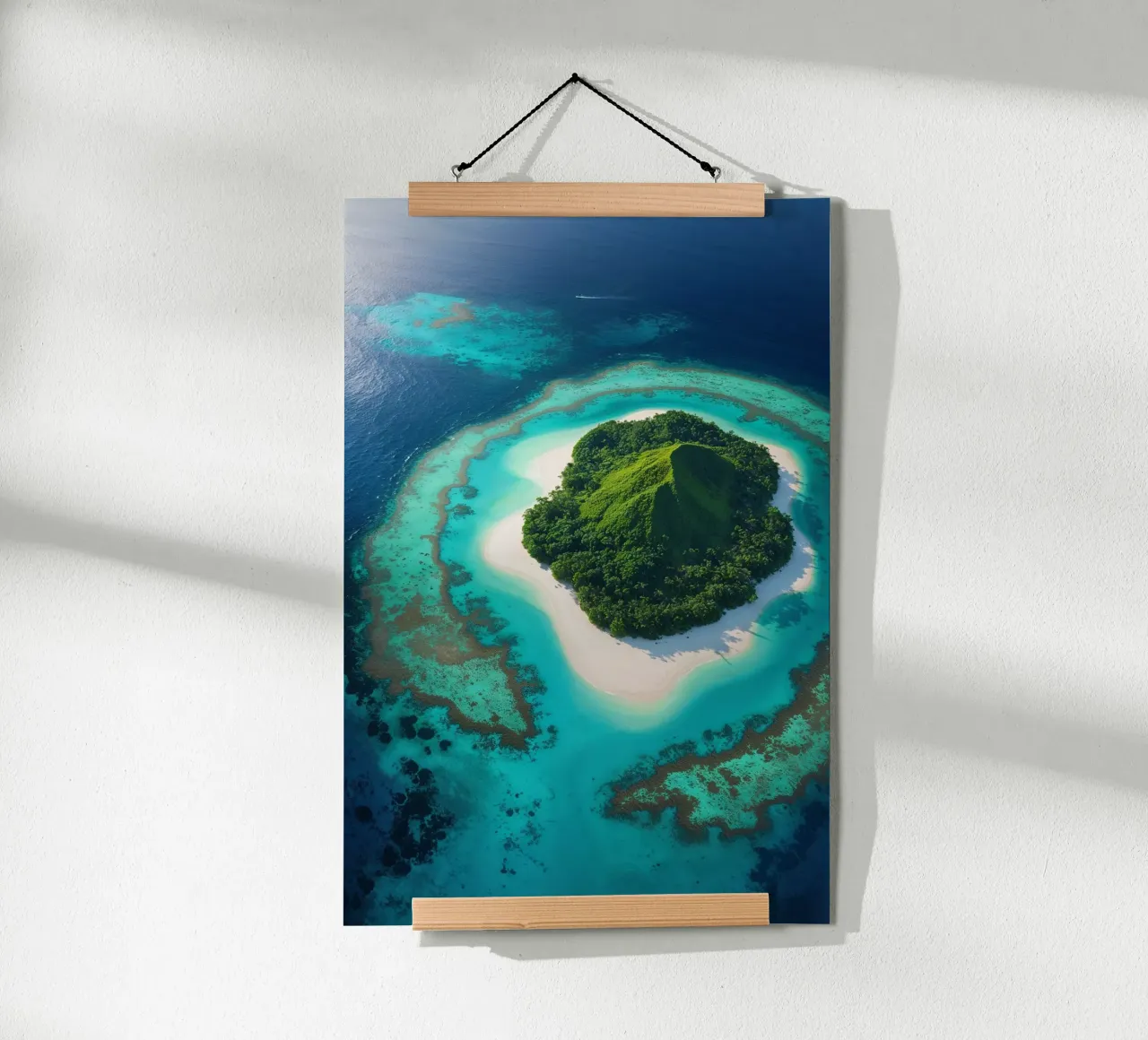 Emerald Jewel in the Ocean carta hahnemühle da AlbertKlee