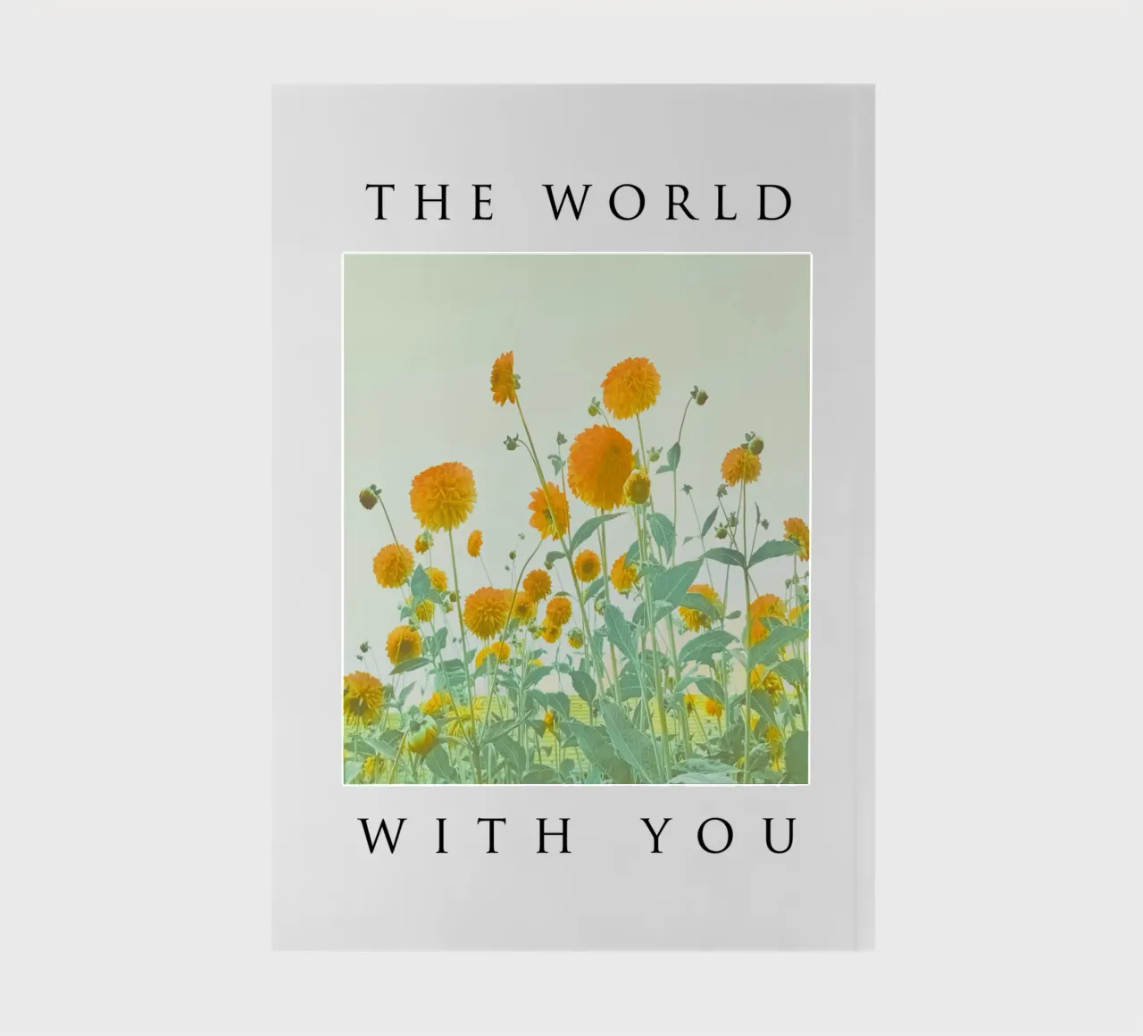 THE WORLD WITH YOU notebook by natural neutral