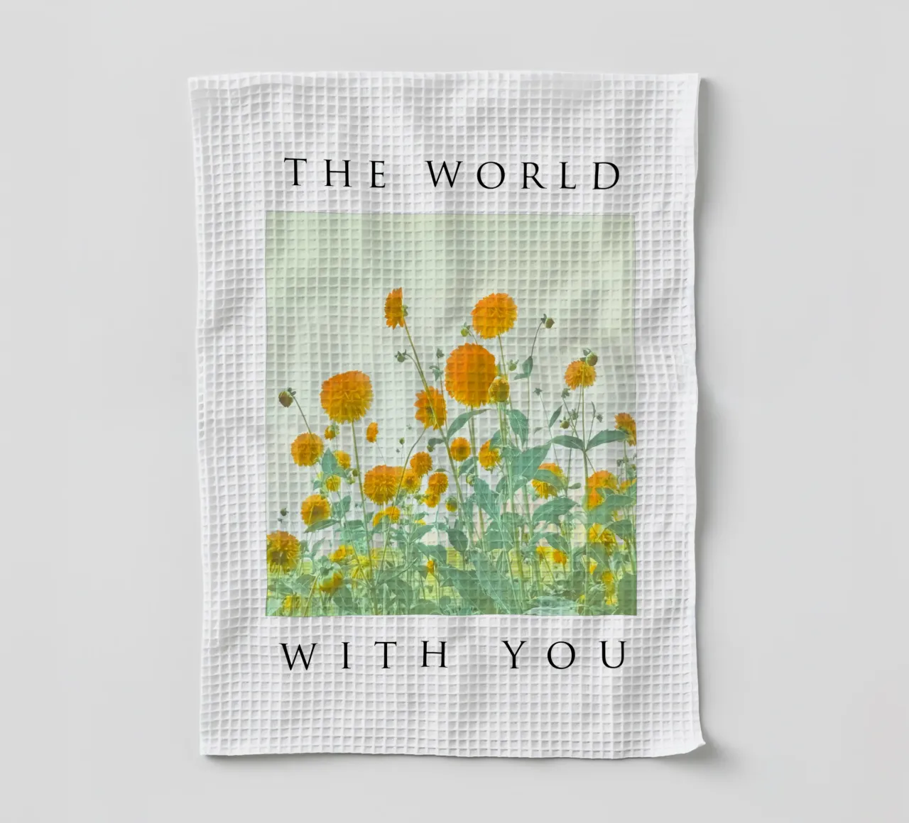 THE WORLD WITH YOU canovaccio da cucina da natural neutral