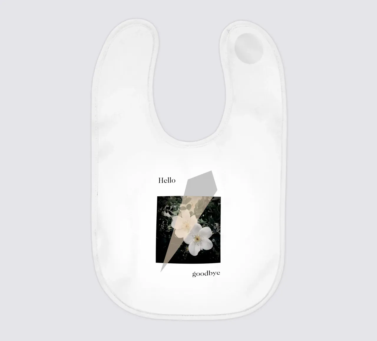 Hello goodbye bavaglino da natural neutral