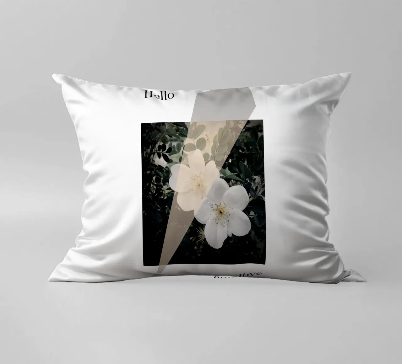 Hello goodbye cuscino da natural neutral