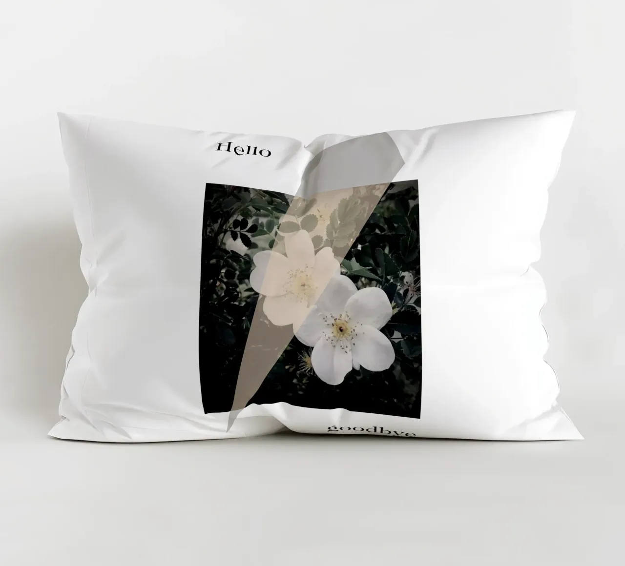 Hello goodbye cuscino da natural neutral