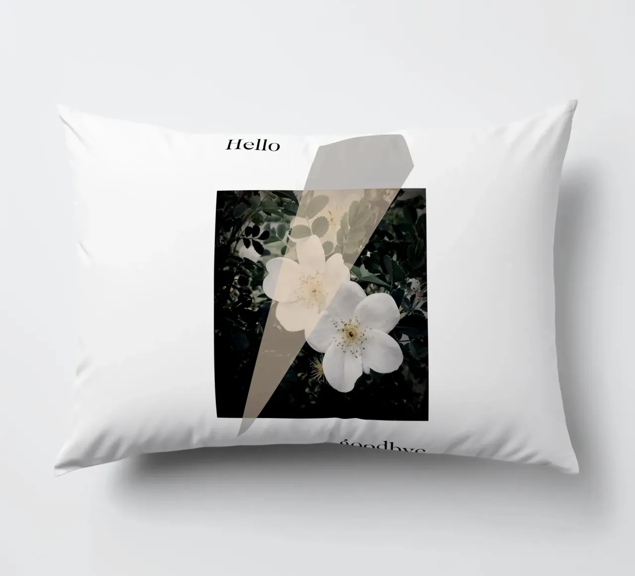 Hello goodbye cuscino da natural neutral