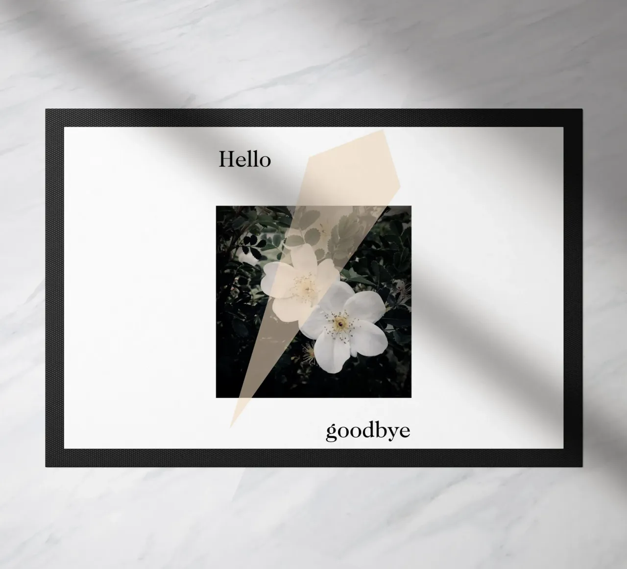 Hello goodbye zerbino da natural neutral