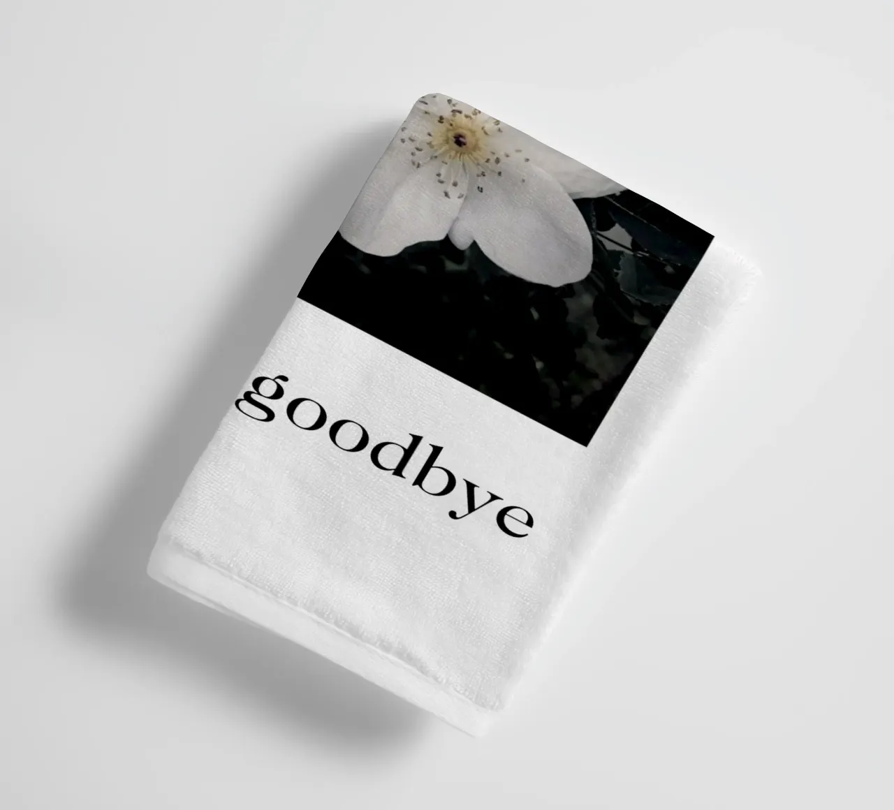 Hello goodbye asciugamano da bagno da natural neutral