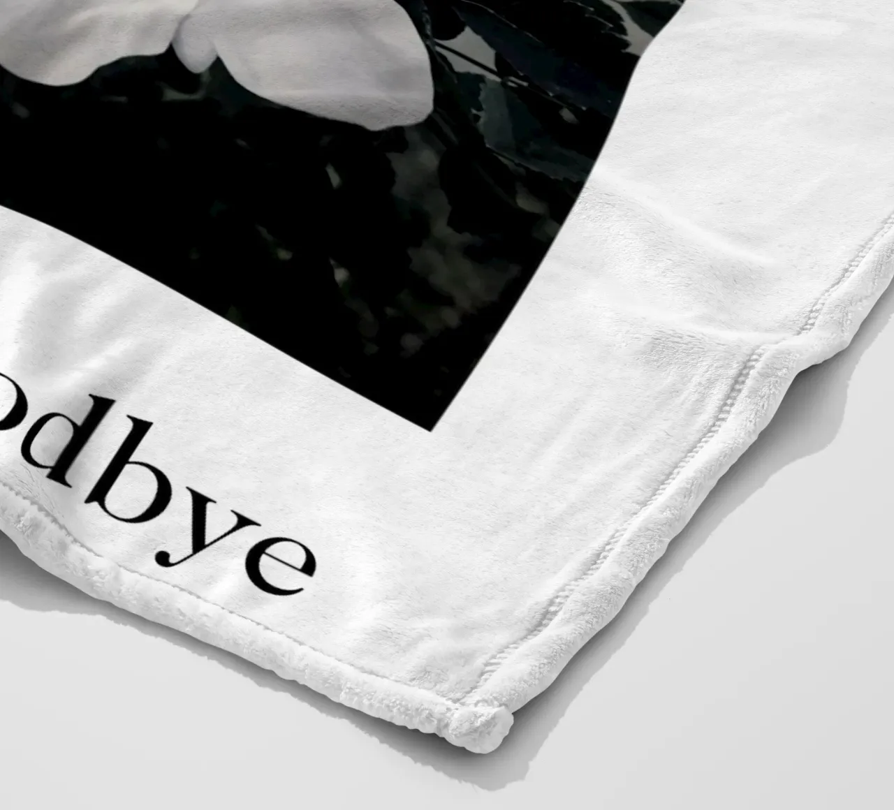 Hello goodbye coperta in pile da natural neutral