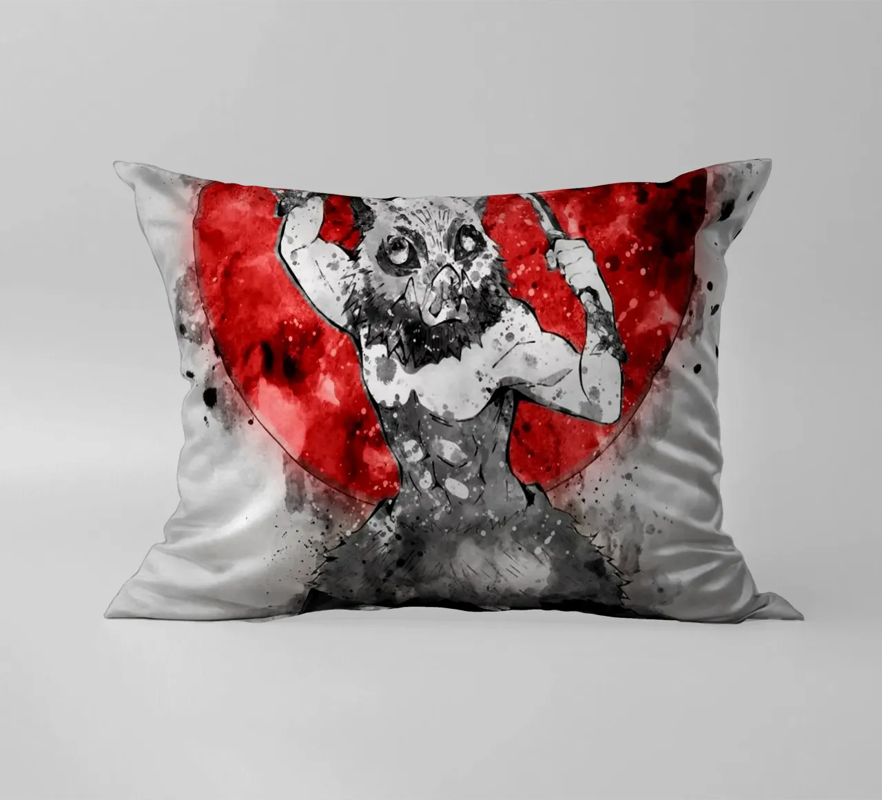 Inosuke Hashibira decorative cushion by Neonartstudio