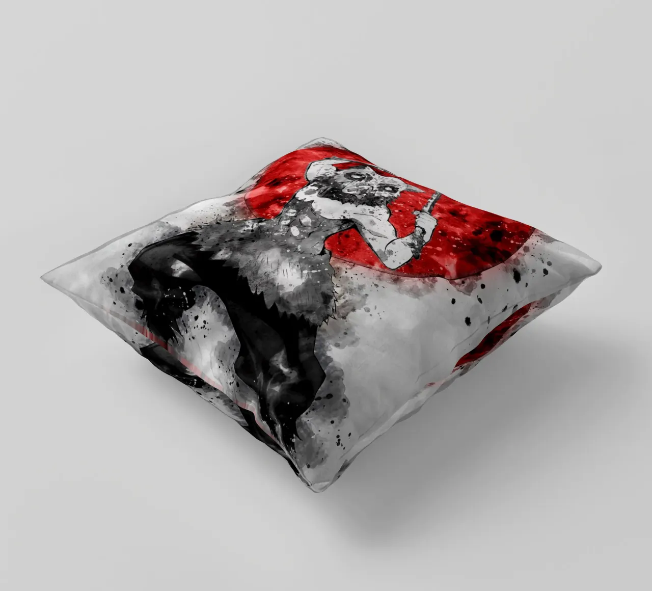 Inosuke Hashibira decorative cushion by Neonartstudio
